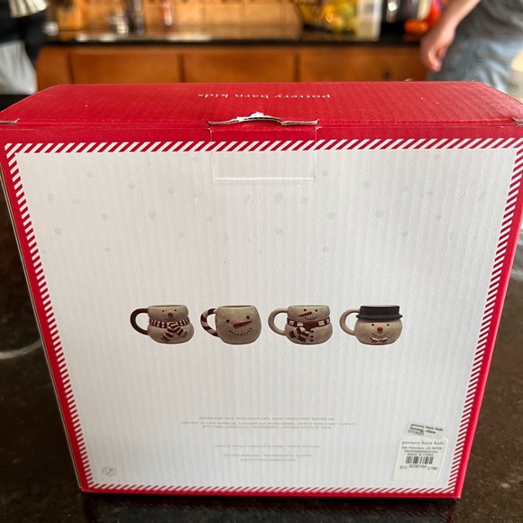 Pottery Barn Kids Snowman Mugs - NIB - Picture 3 of 4
